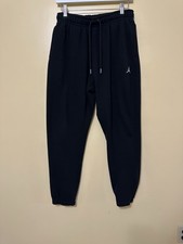 Air Jordan Fleece Jogger Pants Youth XL Black Drawstring Basketball Athletic