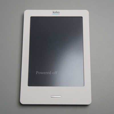 Kobo Touch N905 2GB White Silver Quilt Back E-Reader 6in E Ink Wi-Fi