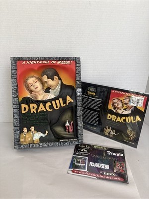 Dracula One Sheet Style E Legendary Casts Code 3 Collectibles 3D Poster Plaque