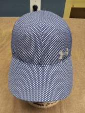 Youth Under Armour Hat Blue Adjustable Polyester Blend Lightweight