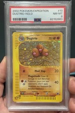 POKEMON PSA 8 2002 EXPEDITION BASE SET #10/165 DUGTRIO HOLO RARE ENG on eBay