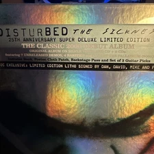 Limited Edition Super  Deluxe Disturbed The Sickness Signed By The Band And More