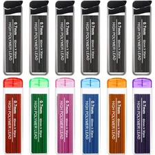 360 Pcs Color Lead Refills 0.7 mm HB Black Mechanical Pencil Refills, 7 Assor...