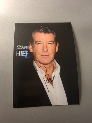 PIERCE BROSNAN (JAMES BOND 007) Repro-Autogramm -ca. 10x14 cm - (1549)