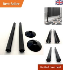 Durable Black SnapFit Pipe Covers - 200mm Long, 15mm Central Heating Accessories