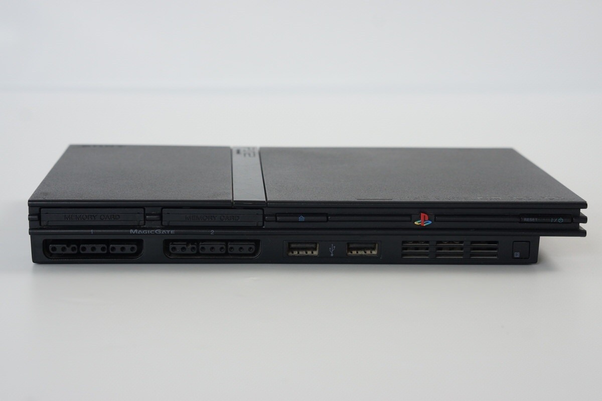 PS2 Slim Console System Charcoal Black SCPH-70000 CB Playstation2