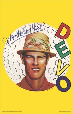 Devo - Are We Not Men? Mini Poster - 11'' x 17'' (New Wave Band Music Merch 80s)
