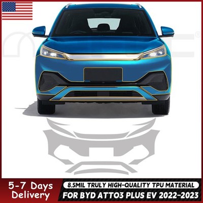 Front Bumper PreCut PPF Paint Protection Film For BYD Yuan Plus ATTO3 2022-2023