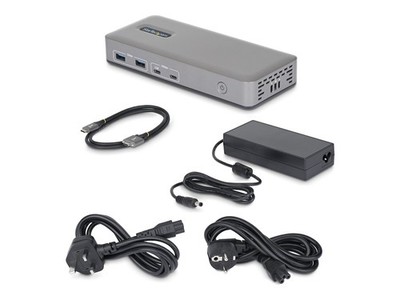 StarTechcom USB-C Dock 2x DP 1x HDMI 4K60 100W La 199EU-USBC-DOCK