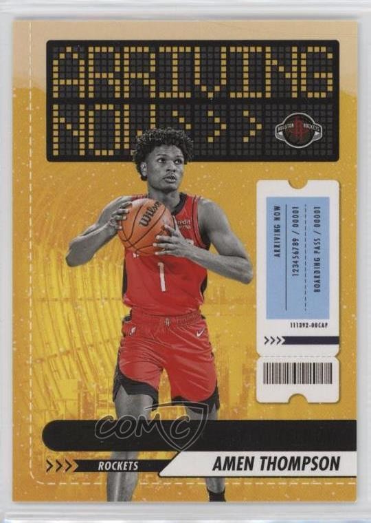 2023-24 Panini NBA Hoops Arriving Now Winter Amen Thompson #16 Rookie RC 1a7j