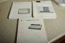 3 Vintage Apple Macintosh Plus Utilities ImageWriter Owner's Guide Manuals
