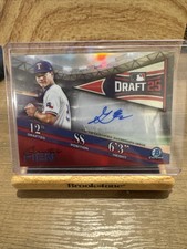 2025 Bowman Draft Gavin Fien Bowman Draft Night Autograph RED 5/5 BOOKEND