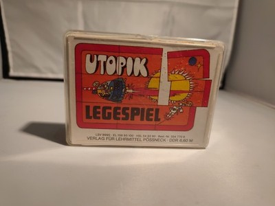 Legespiel UTOPIK aus DDR-Zeiten - Karten - Spiel - Pössneck