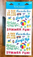 Frances Meyer Summer Fun Stickers Card Making Scrapbooking