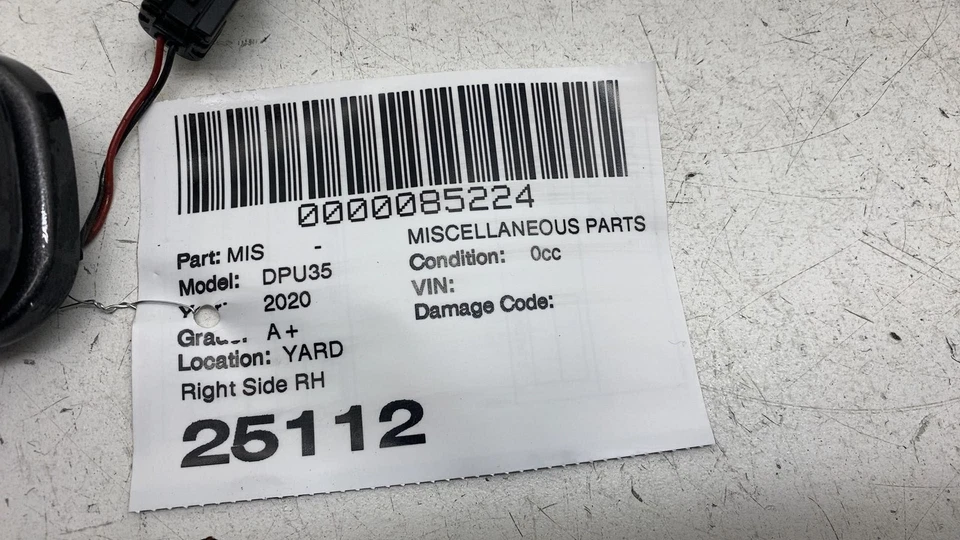 ⭕ 14-24 Ram 3500 Front Passenger Side Exterior Door Handle Gray Right 1UJ86LAUAI Foto 4 de 4