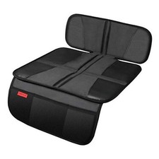 Car Seat Protector - Seat Protection Mat - Thick Padding - Single Black