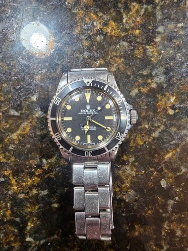 Vintage 1970's Rolex Submariner James Bond Dr. No Original Watch with Advert