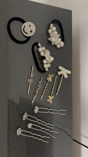 Hair Accessories Set Pearl  Rhinestone Hair Ties Pins Clips Butterfly Star