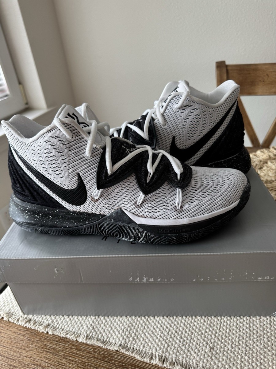 Nike Kyrie 5 Oreo AO2918-100 White Black Men's Basketball Sneaker