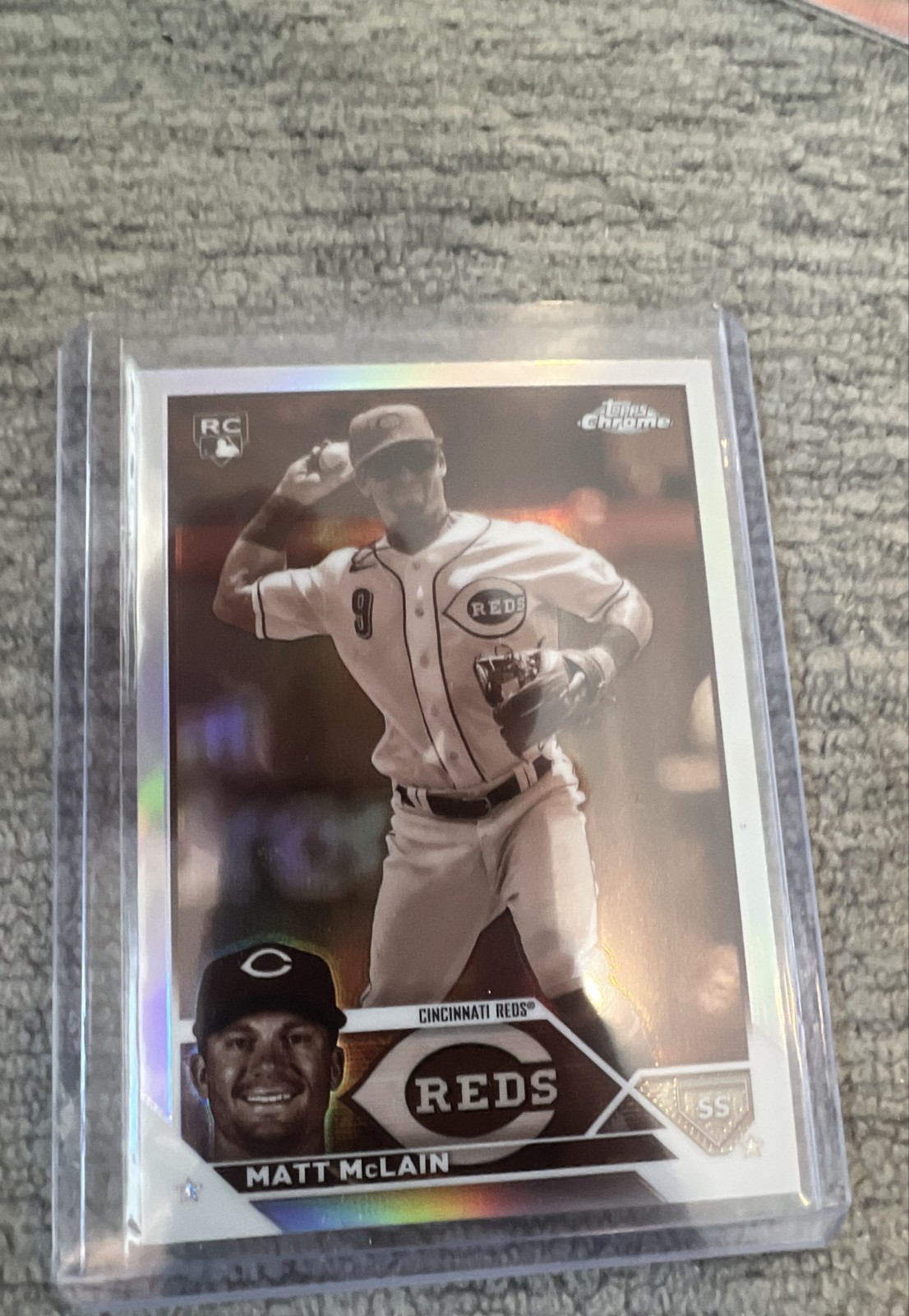 2023 Topps Chrome Update Series - Matt McLain #USC200 Sepia Refractor (RC)