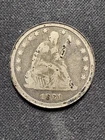 1891 Seated Liberty Quarter - 90% Silver - Final Year of Series