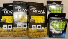 Hasbro Nerf Rival High-Impact Rounds 240 Count Yellow/Green New