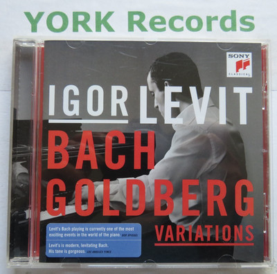 J.S. BACH - Goldberg Variations IGOR LEVIT - Excellent Condition CD Sony
