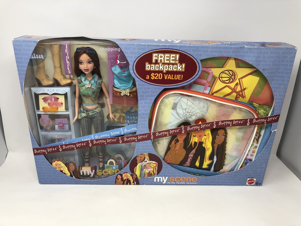 Barbie My Scene Chelsea Shopping Spree with Backpack | eBay
