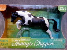 Breyer * Always Chipper * Breyerfest Pinto Newsworthy Traditional Model Horse