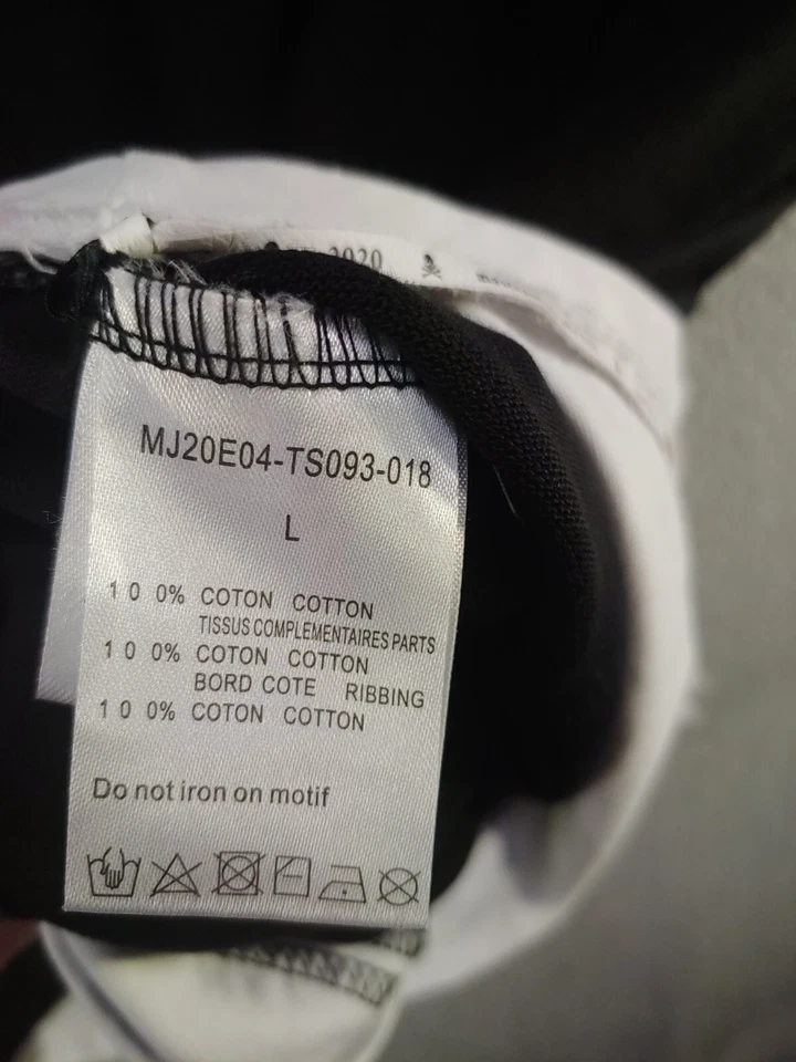 Camisa Mastermind Japón Grande Para Hombre Manga Corta Calavera y Huesos 100% Algodón Foto 4 de 4