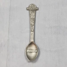 Universal Studios Jurassic Park Miniature Collectible Pewter Souvenir Spoon 1992