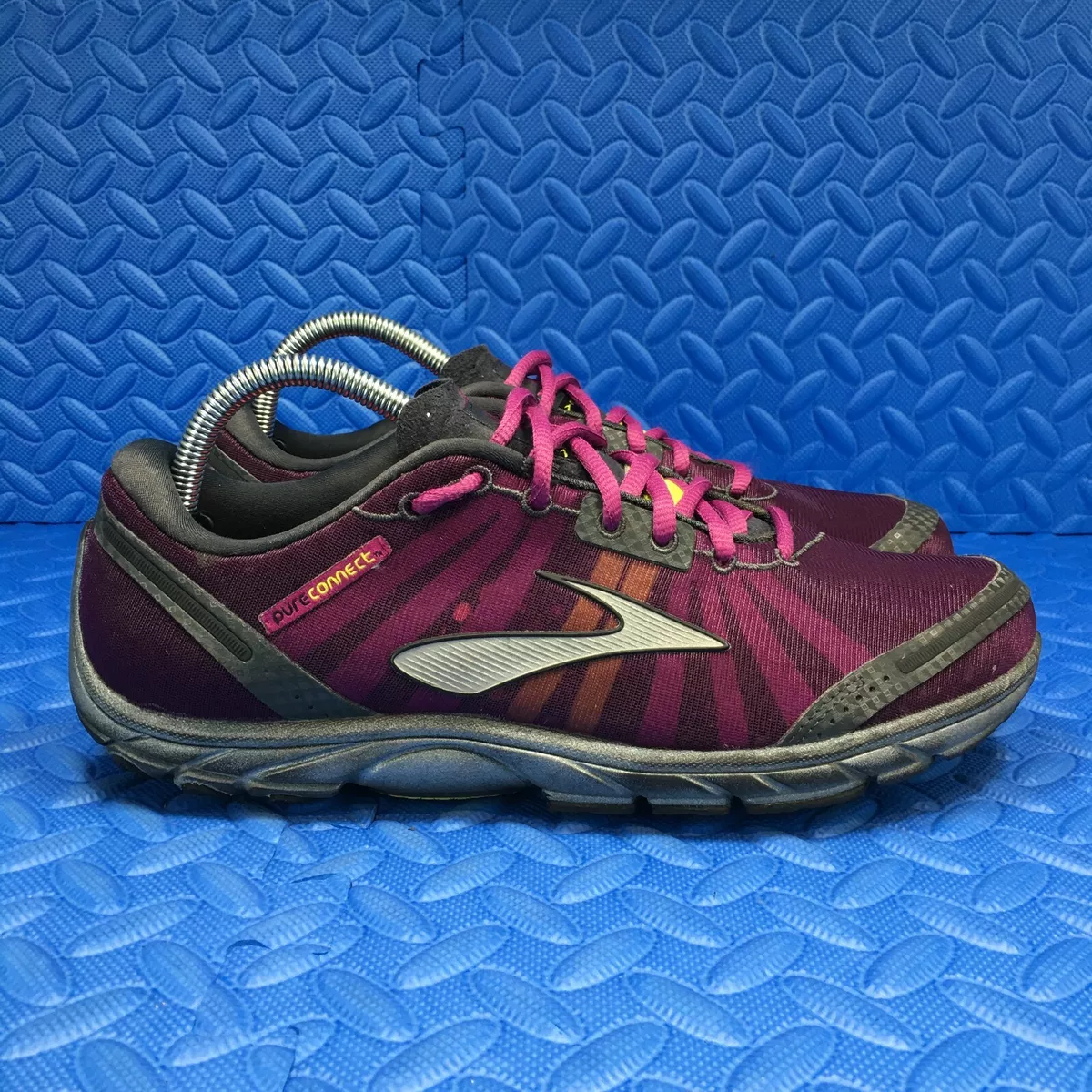 Brooks PureConnect Womens Running Shoes Purple Athletic Sneakers