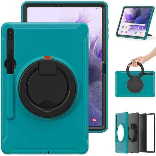 Shockproof Armor Stand Case Cover For Samsung Galaxy Tab S7 FE S8 Plus 11" 12.4" - Picture 29 of 92
