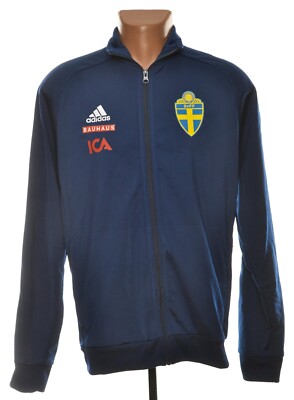 SCHWEDEN NATIONALMANNSCHAFT 2020/2021 TRAINING FUSSBALL JACKE ADIDAS GR. M ERWACHSENE
