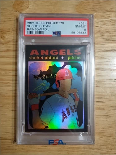 2021 Topps Project 70 SHOHEI OHTANI Rainbow Foil #44/70 By FUCCI