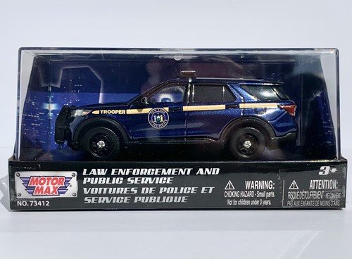 MotorMax 1/43 Scale 2024 Ford Explorer New York State Police Custom - Picture 12 of 16