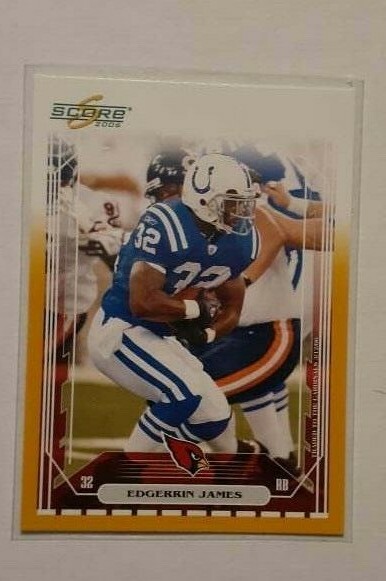 2006 Score Gold /600 Edgerrin James #112 Indianapolis Colts Arizona Cardinals