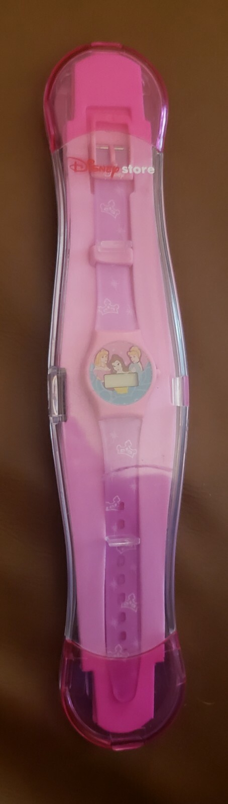 Vintage Disney Store Classic Princess Aurora Belle Cinderella Watch Pink Kid