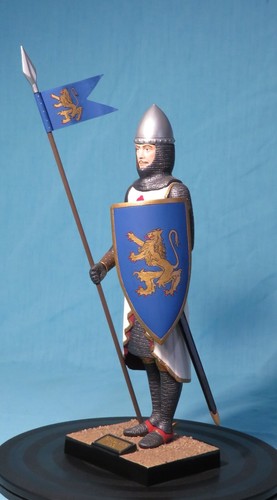 Well-Built and Painted Aurora Model THE CRUSADER K-7 Knight 1958 Vintage - Picture 3 of 16