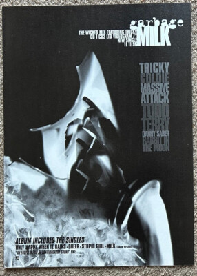 GARBAGE - MILK 1996 Full page UK magazine ad