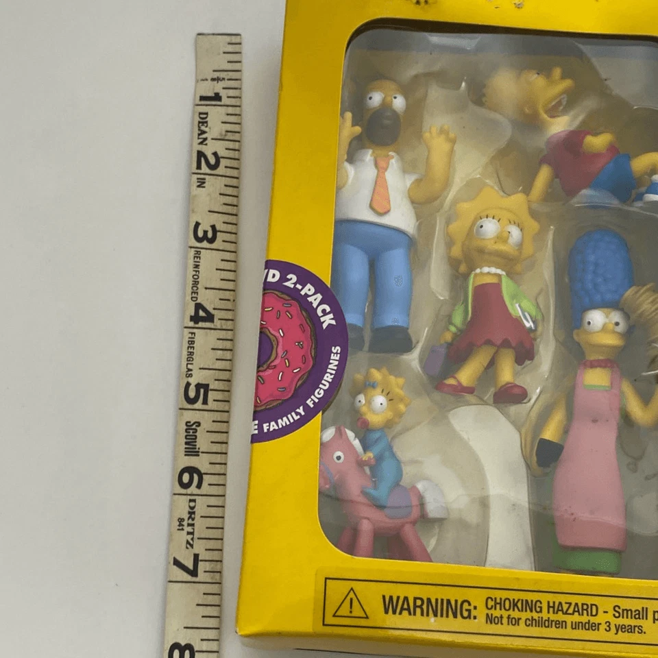 Juego de 5 estatuillas de PVC Homer Bart Lisa Maggie Marg multicolor OS Foto 4 de 4