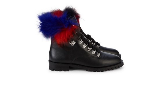 Rebecca Minkoff Jaylin Fox Fur-Trim 