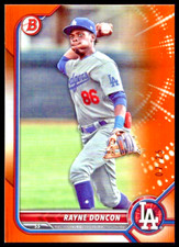 2022 Bowman Draft Orange #BD188 Rayne Doncon Los Angeles Dodgers/25