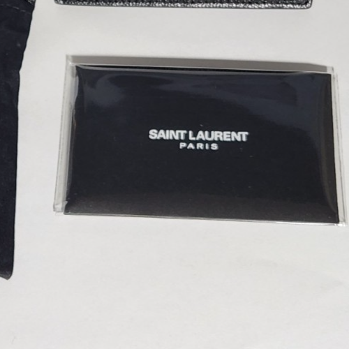 Porta carte Saint Laurent Ysl con sacchetto antipolvere