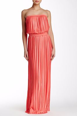 BCBGMAXAZRIA Mateo Woven Evening Dress (size S)
