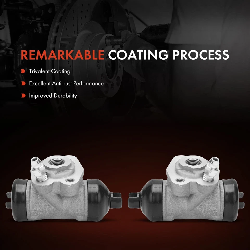 2x Cilindros de rueda de freno de tambor trasero para Toyota Echo 2000-2005 Scion iQ 12-15 xA Foto 3 de 4