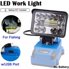 Fits For Ko-balt 24V Max Li-ion Battery LED Work Light With USB3.0 Camping light