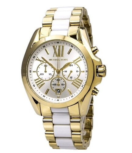 Michael Kors MK6693 Womens Whitney Gold-Tone Stainless Steel Glitz