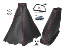 Schaltsack Handbremsmanchette Fur Toyota Auris 2 2012-18 Leder Naht Rot