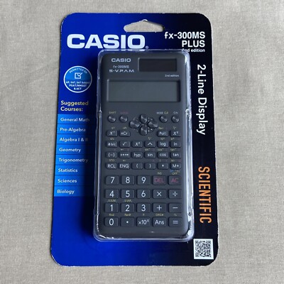 Casio FX-300MS Plus 2nd Edition NEW Scientific Calculator Algebra Trig Geometry